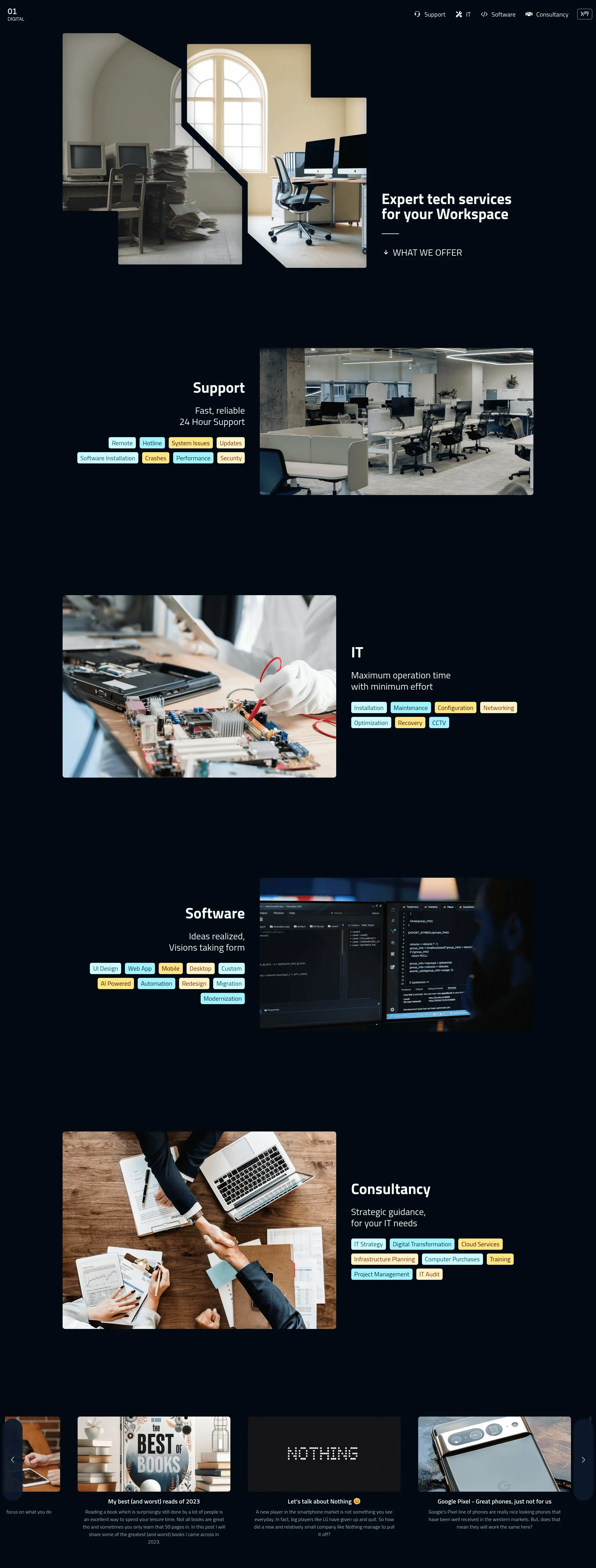 An embedded preview of Moniro project design
